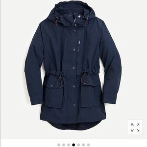 J crew Perfect rain jacket XS NWT